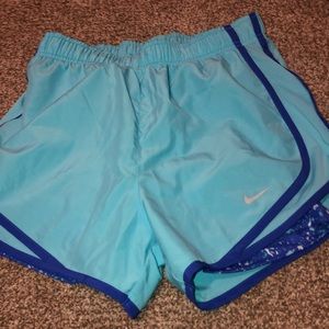 Nike dryfit athletic shorts with built in spandex